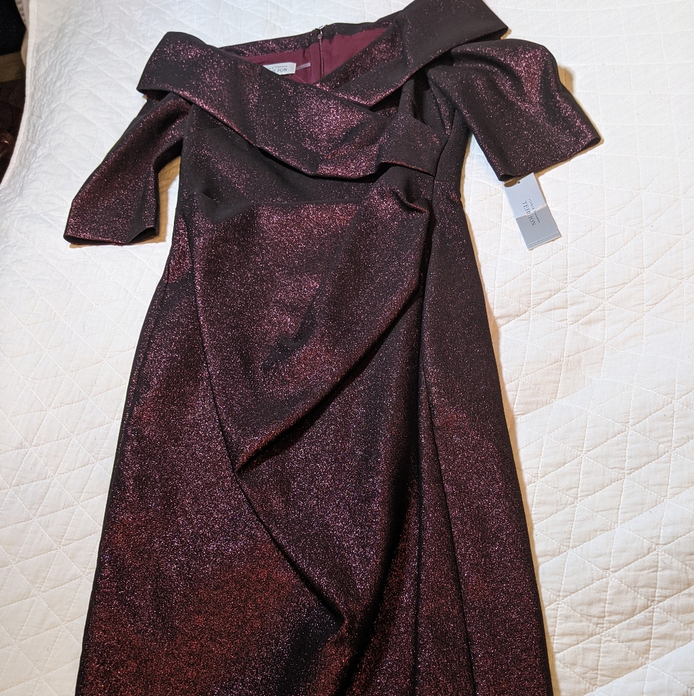 New NWT Rickie freeman Teri Jon Red dress size 12